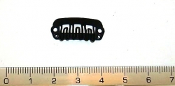 VLASOVÝ KLIK kovový pružný
malý černý