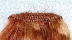 TŘÁSEŇ (TRÉZA) vlas Čína - rezavá střední 25 cm