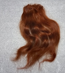 TŘÁSEŇ (TRÉZA) vlas Čína - rezavá střední mix 30 cm