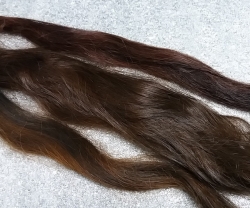 COP vlasy Čína - hnědá tmavá mix 40 cm